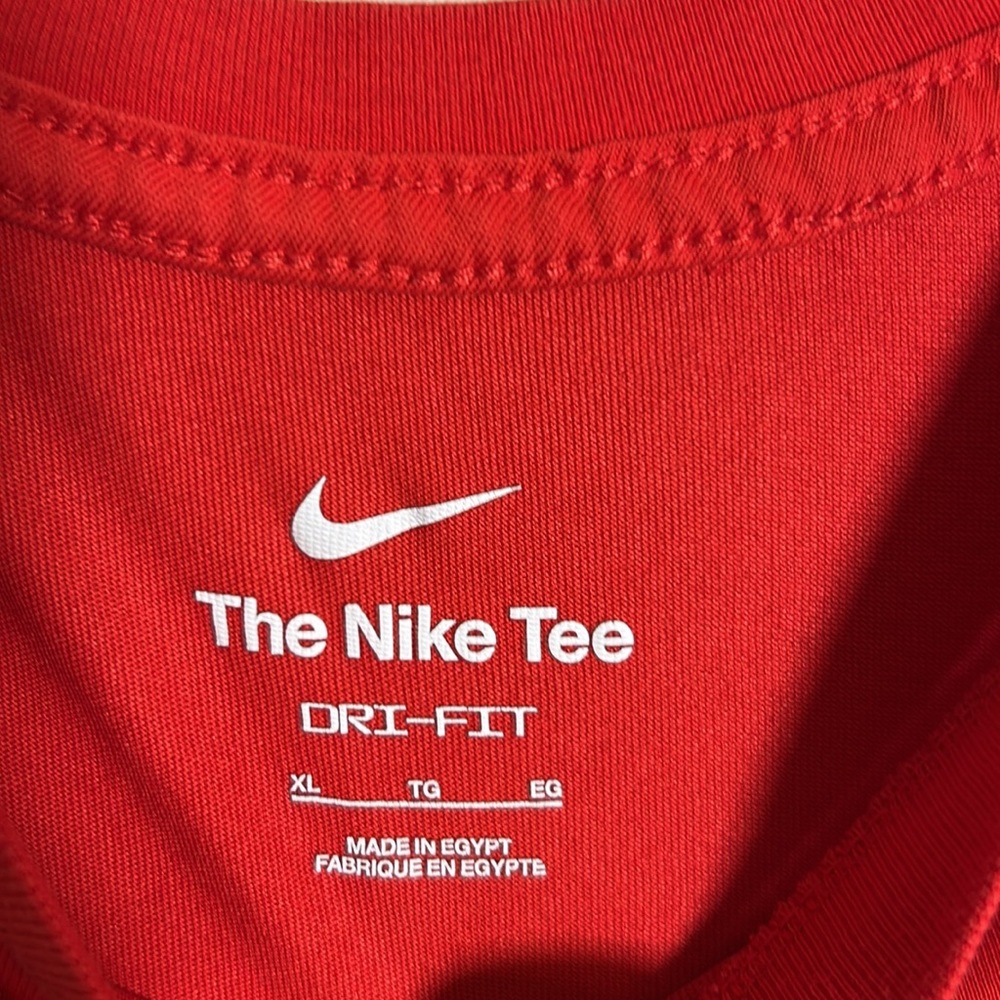 Nike LeBron James Dri Fit T Shirt Mens XL King Basketball Training Cotton Blend - Picture 3 of 10